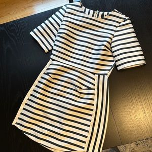 Top shop size 4 striped mini dress, new with tags